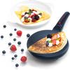 Electric Crepe Maker – Nonstick Ceramic Surface, One-Touch Operation, Includes Batter Tray, Compact & Easy to Clean,