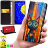 Etui Typu Portfel Do Honor Magic7 Lite - Pokrowiec Bluemoon Nadruk + Szkło 9H