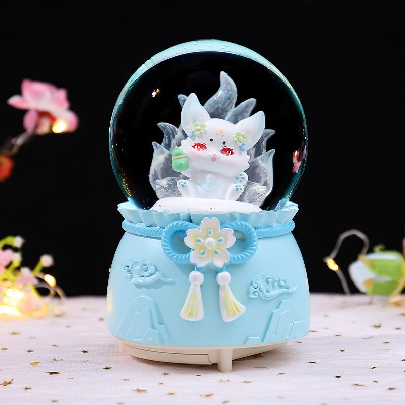 Астронавт Хрустальный шар Музыкальная шкатулка Украшение - Студент Снежный шар Подарок на день рождения