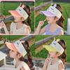 Kids Cartoon Bunny Summer Sun Hat With Breathable Polyester For Outdoor Play