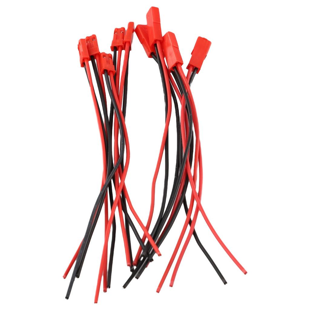 Reliable Connector Cable Kit 2P Plug+Socket with 200mm Red + Black Wire