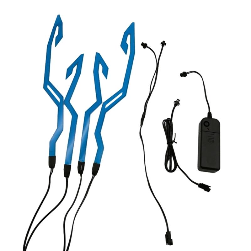 Мотоциклетный шлем световая полоса для езды на шлеме своими руками светодиодная лента 4 в 1