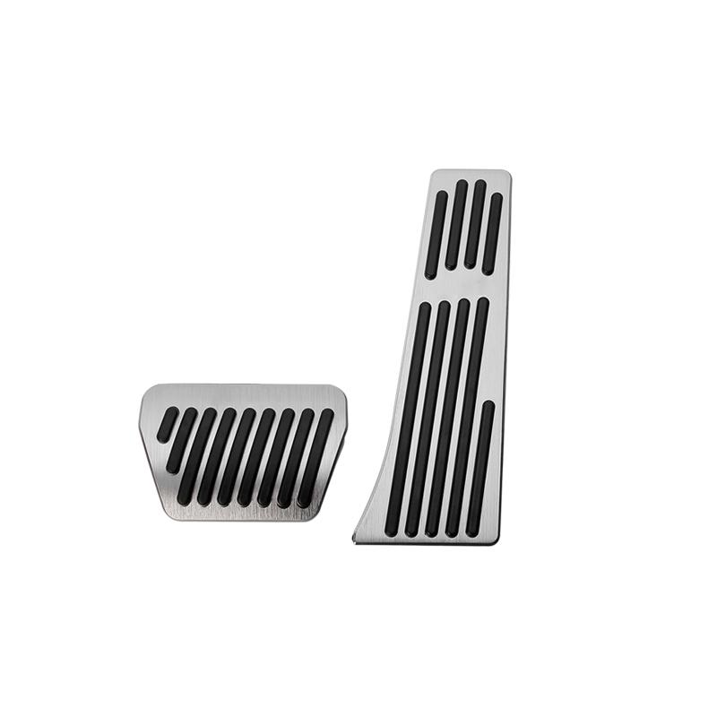 Для BMW X5 E70 F15 F85 X6 E71 E72 F16 F86 алюминиевая педаль акселератора автомобиля педаль тормоза без сверления крышка подставки для ног