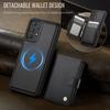 For Samsung Galaxy A33 5G Case JEEHOOD J09 RFID Blocking Card Holder Leather Back Phone Cover Magnetic Case