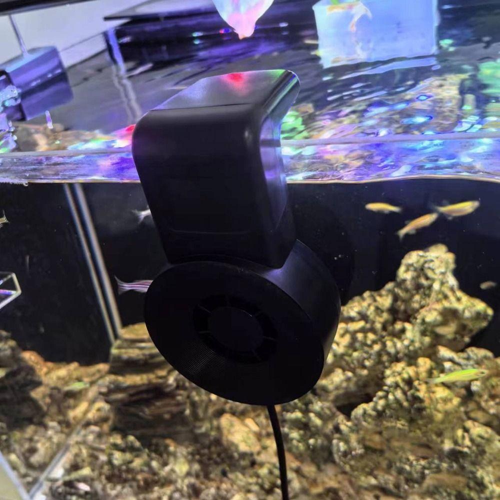 Small Fish Tank Cooling Fan Wall Mounted Aquatics Air Cooler Aquariums Cooling Fan Fishtanks
