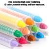 Water Soluble Drawing Crayons 6/12 Colors Washable Chalk Dustless Chalk  Teaching Drawing