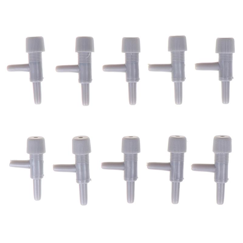 10 шт., аквариумная воздухопроводная трубка, клапан регулировки объемного расхода, кислородный воздушный насос, бак