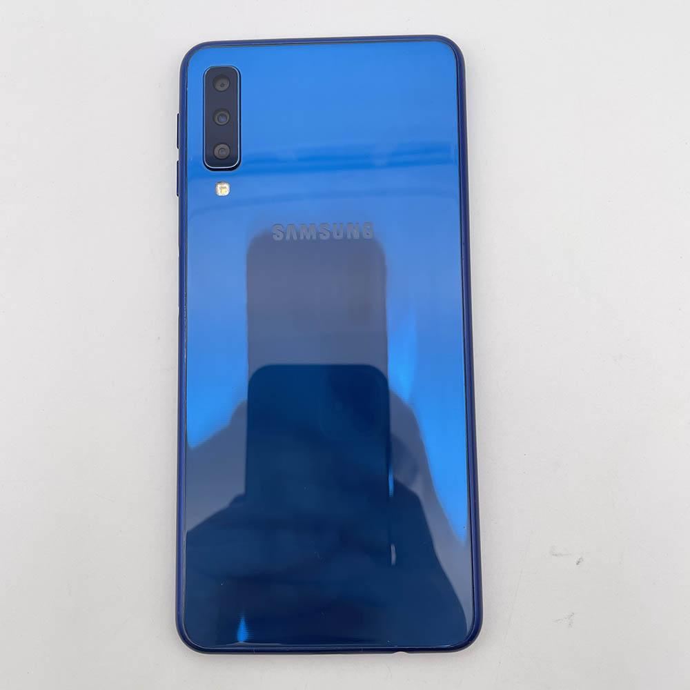 Восстановленный Samsung Galaxy A7 (2018) A750F Две SIM-карты Android 4 ГБ ОЗУ 128 ГБ ПЗУ С одной SIM-картой/Двумя SIM-картами