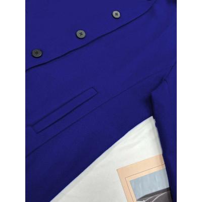 Женские модные повседневные однотонные куртки и пальто с длинными рукавами с принтом на осень и зиму