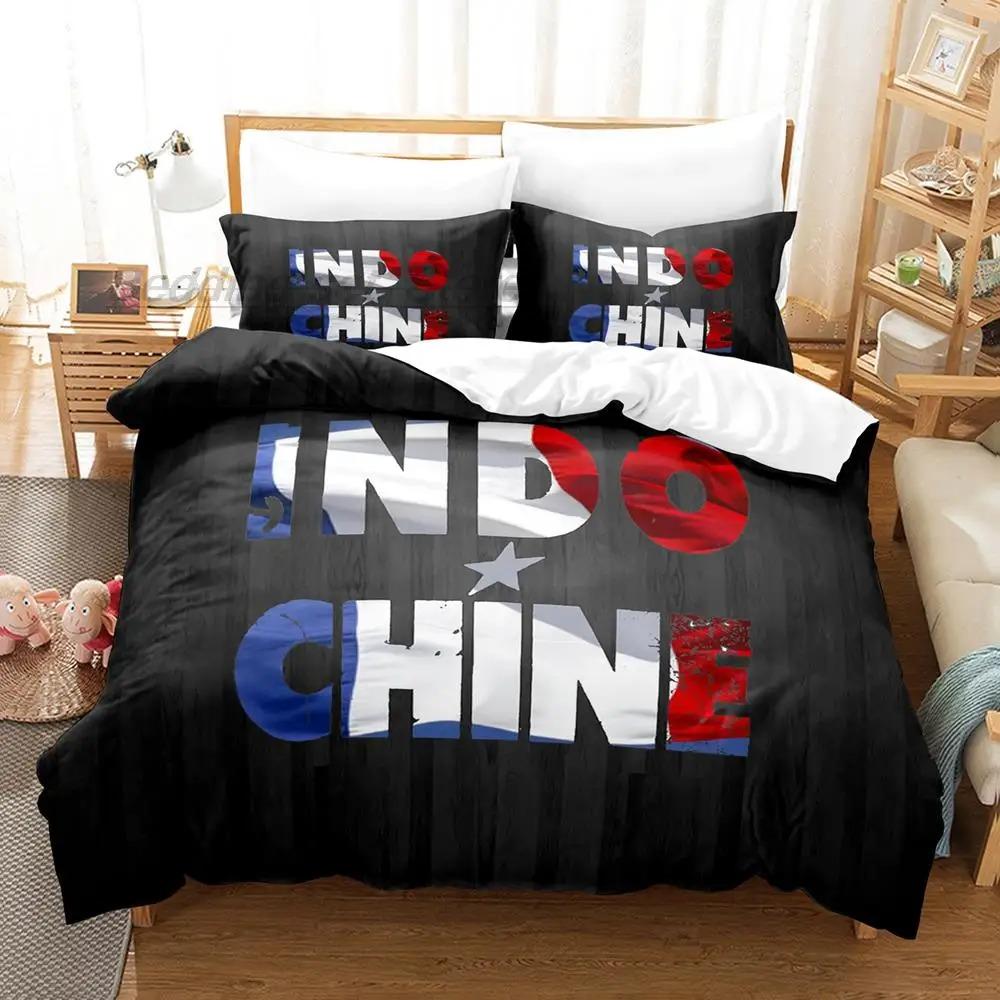 Indochine Rock Bedding Set Single Twin Full Queen King Size Bed Set Aldult Kid Bedroom Duvetcover Sets 3D Print Sabanas Cama 90