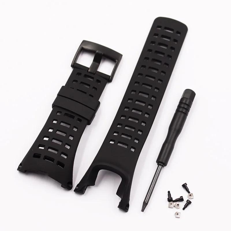 Классические аксессуары для часов Резиновый силиконовый ремешок для Suunto Ambit 3 Peak - Ambit 2 Buckle Ремешки для часов Correa Мужской ремешок для часов