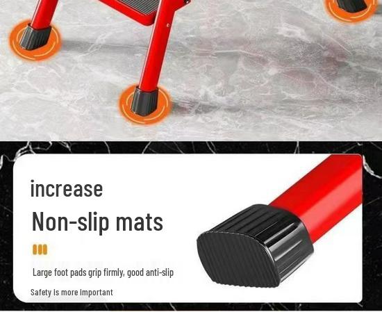 Portable Multi-Functional Four-Step Folding Step Ladder for Indoor Use