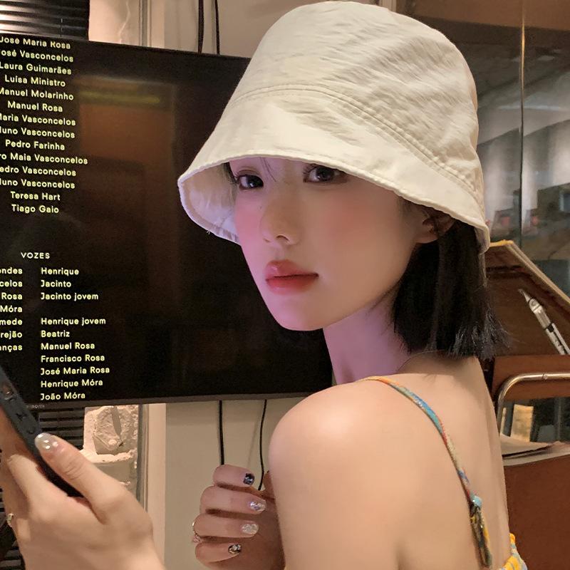 Женская летняя повседневная тонкая панама с широкими полями, подчеркивающая маленькое лицо, солнцезащитная панама от солнца