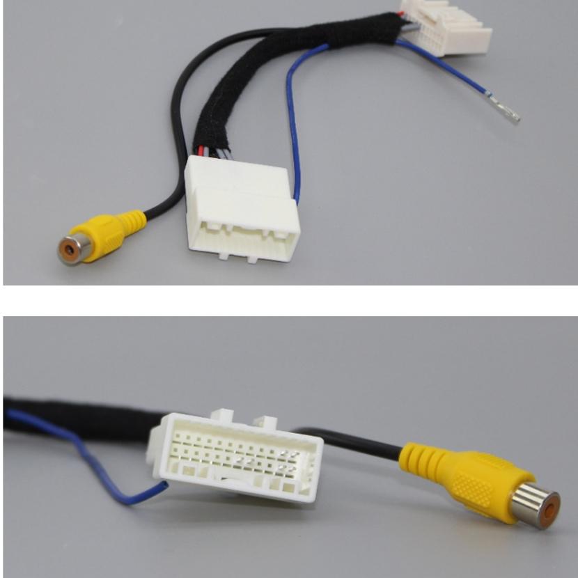 Автомобильная камера заднего вида для Toyota Land Cruiser Prado 2010~2018 оригинальный видео вход переключатель RCA адаптер разъем преобразователь провод кабель