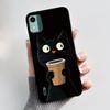 Black Case For Nokia C12 TA-1535/C12 Plus/C12 Pro Chrysanthemum Pattern Shell 2026 New Design Anti-scratch Soft Silicone Casing