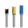 8-Piece Bearing Straight Router Bit Set for Woodworking