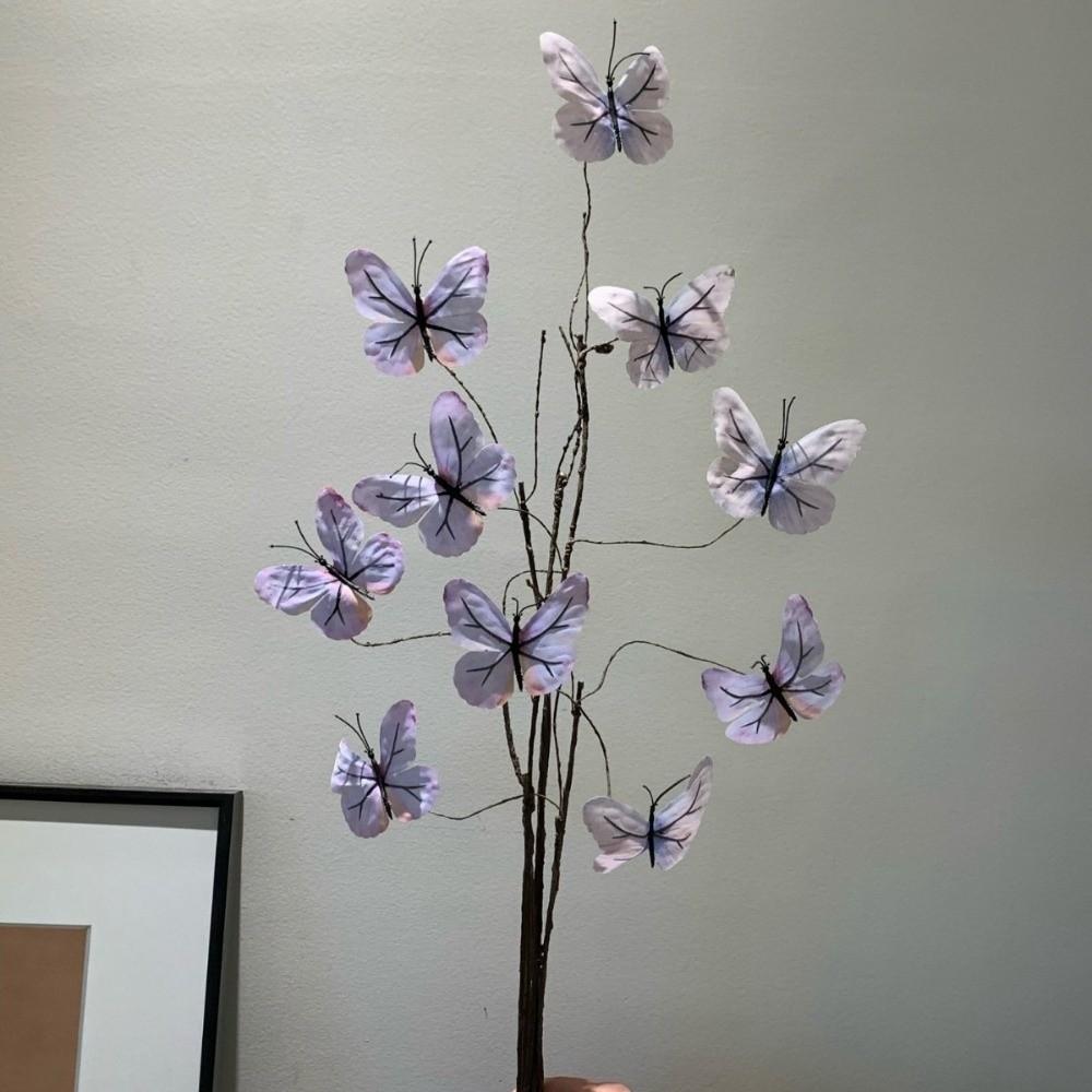 Новые DIY Симуляция Бабочки 3D Настольные Украшения Искусственный Цветок Фото Реквизит Рамка для Фото Украшение Свадьба