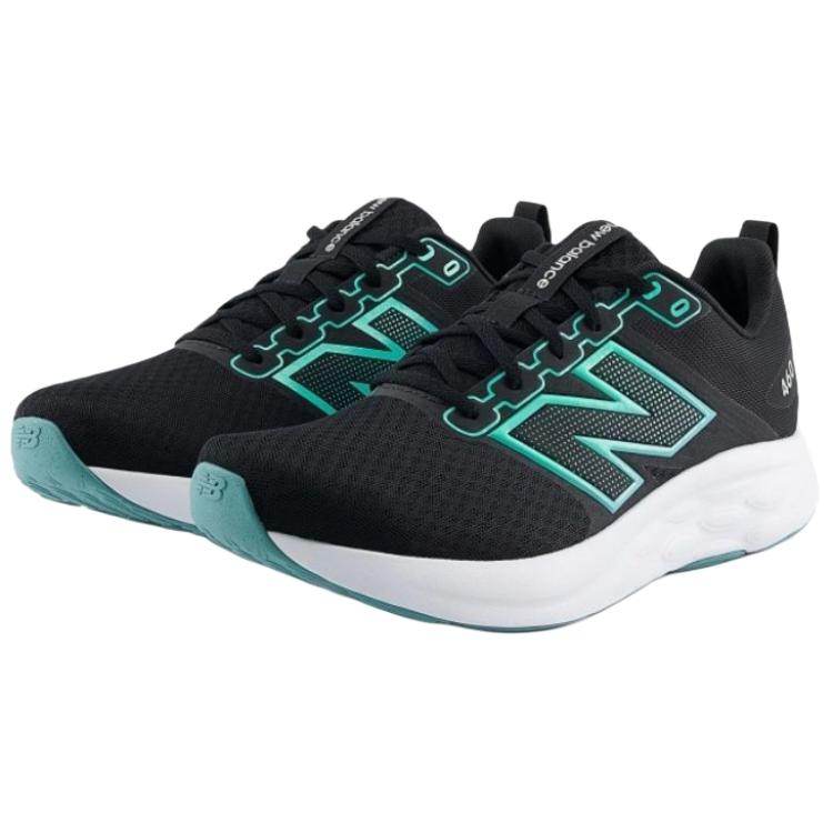 New Balance NB 460 V4 Износостойкие Дышащие Повседневные Беговые Кроссовки Мужские Черные M4604EL