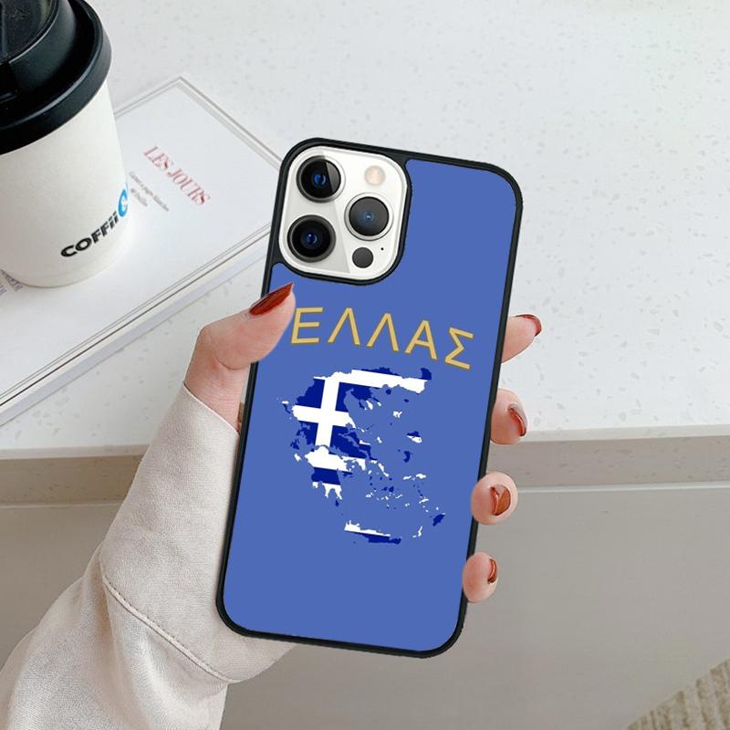Greece Greek Flag Phone Case For iPhone 17 Air 16 pro max 15 14 plus 12 13 Shell Cover coque