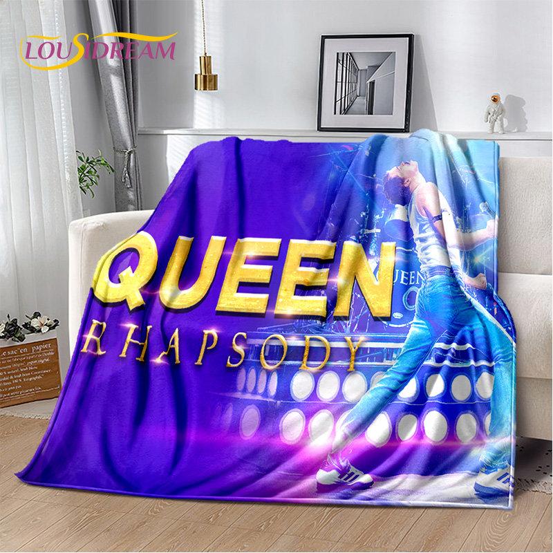 Фредди Меркьюри Queen-Рок-группа Мягкое Плюшевое Одеяло, Фланелевое Одеяло Плед для Гостиной Спальни Кровати Дивана Покрытие для Пикника