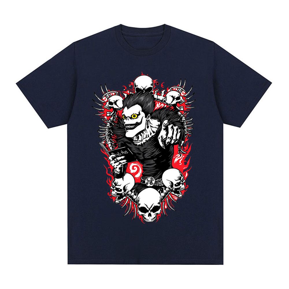 Anime Death Note Ryuk Yagami Light T Shirt Summer Unisex Women Clothing Cotton Tshirt Fashion Oversized Short Sleeve Tshirts Tops