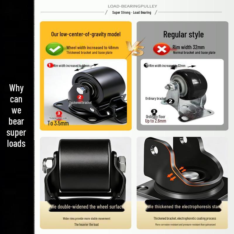 Оцинкованная стальная подставка на колесиках для цветочного горшка