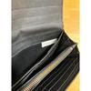 Used Bottega Veneta Intrecciato Long Wallet Black