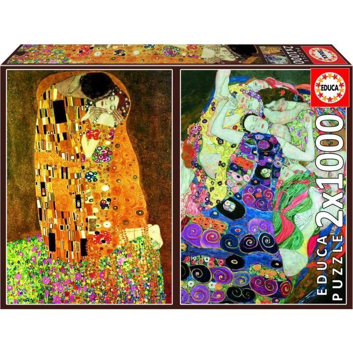 Puzzle 1000 Pieces Gustav Klimt - EDUCA - Paintings and Pictures