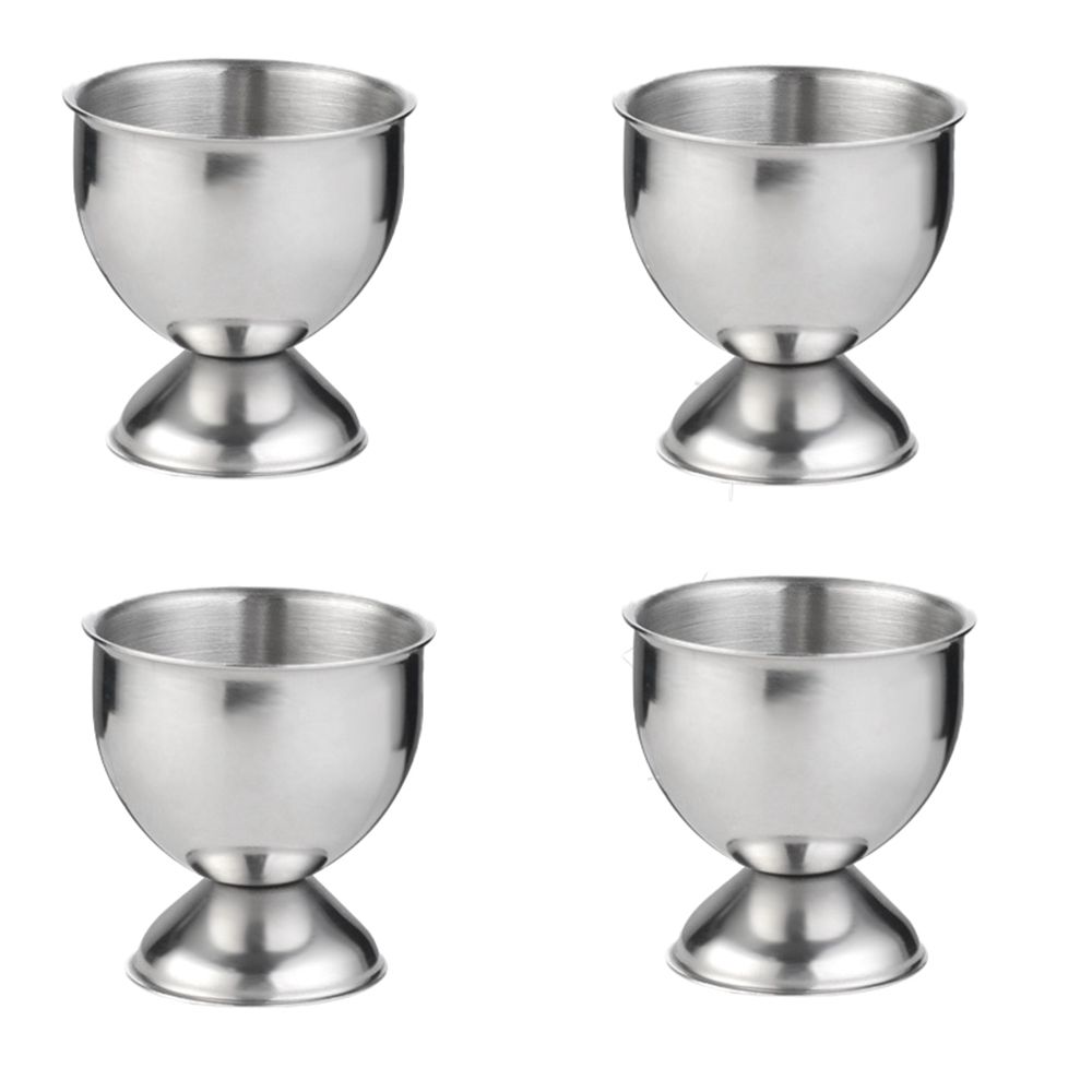 Handy Stainless Steel Silver Kitchen Gadgets Boiled Egg Egg Cups Egg Tray Egg Stand Egg Holders