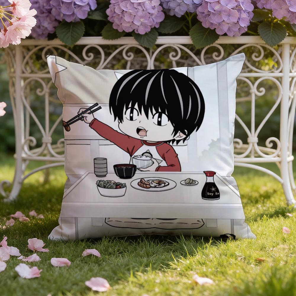 K-Kotaro Lives Alone Cushion Cover Home & Car Dual-Scene Pillow Cover: Reversible for Premium Comfort