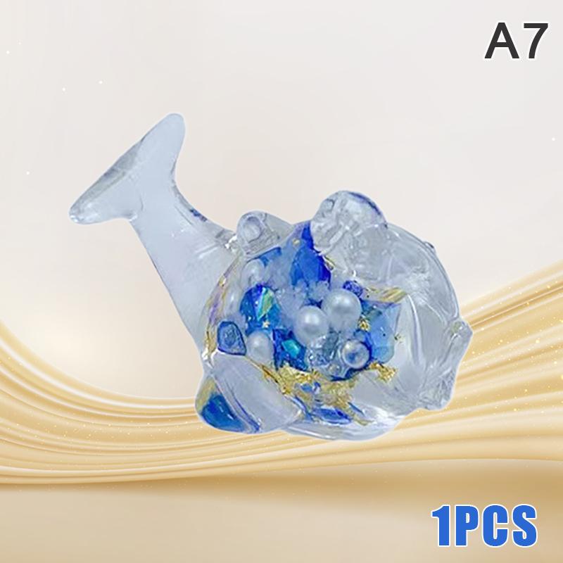 Светящийся маленький дельфин, украшение, мини-светящееся животное, подвеска, микро-сад, ландшафт, аквариум, украшение для рабочего стола