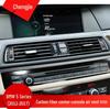 Carbon Fiber Air Vent Sticker for 2011-17 BMW 5 Series F10 528/525li Console