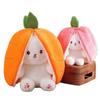 Creative Strawberry Carrot Cute Rabbit Plush Toy Gift