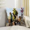S-Shrek Movie Pillow Gift Home Office Decoration Bedroom Sofa Car Cushion Cover Case 45X45