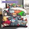 Мультяшный Узор Комплект Постельного Белья Одеяло Пододеяльник Наволочка Домашний Декор Подарок на День Рождения (1 пододеяльник + 2 наволочки, без наполнителя)