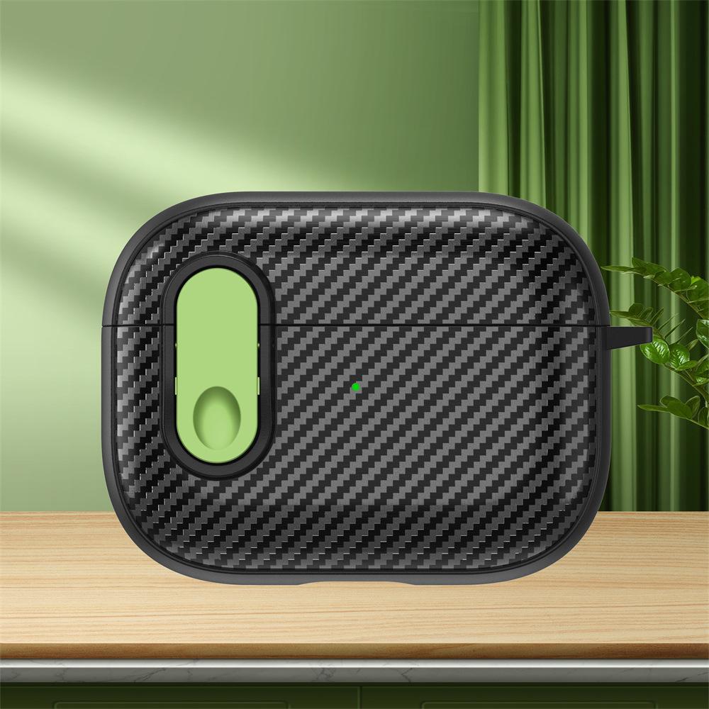 Замок из углеродного волокна для защитного чехла AirPods pro1 1-го поколения 1-го поколения apple bluetooth гарнитуры простой