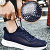 Outdoor Breathable Mesh Black Running Shoes Athletic Jogging Tennis Shoes Men Casual Sport Shoes Light Sneakers for Men