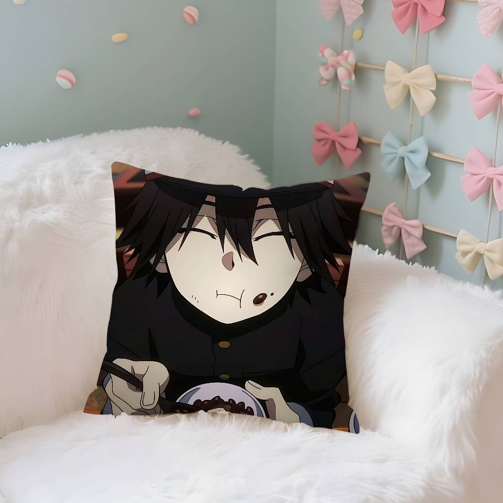 Anime BBungo StrayDogsS Cute Case Plush Fabric Soft Pillowcase Double Sided Print Cushion Cover Household Gifts