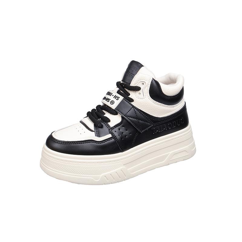 Fashion Women Chunky Sneakers Comfortable High Platform Sports Shoes for Basketball Thick Bottom Non-slip Sneakers Zapatillas Mujur 2024