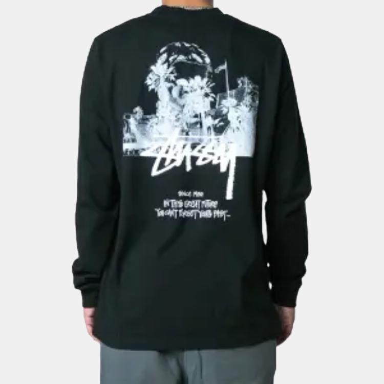 Stussy Винтажная Классическая Уличная Футболка Унисекс Топы 314065