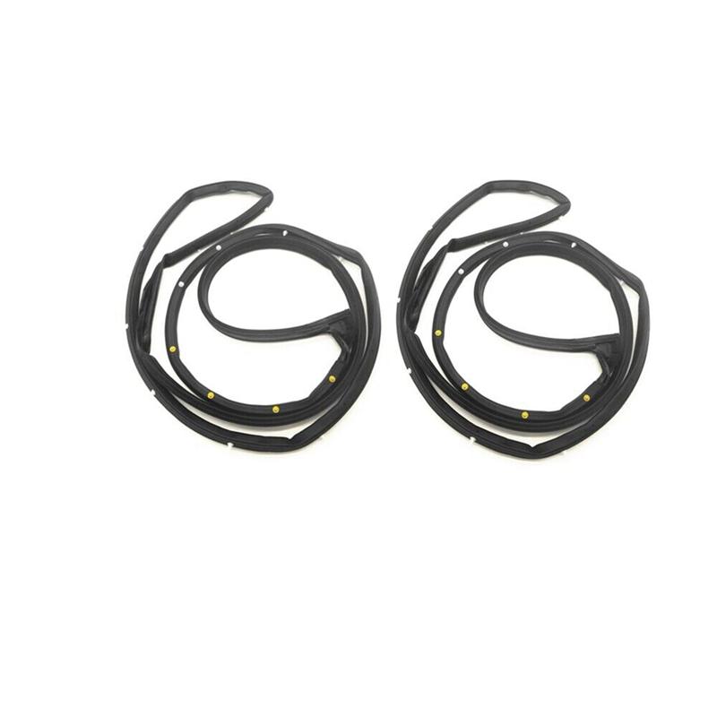 2Pcs Front Left Right Side Door Weatherstrip Moulding Seal 72310-TA0-A01 72310-TA5-A02 For Honda Accord Sedan 2008-2013