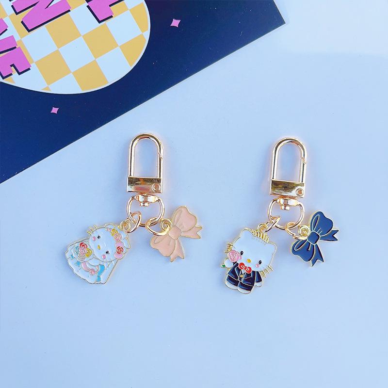 Брелок-подвеска Hello Kitty Жених и Невеста - Милый Свадебный Подарок для Пар