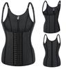 New 12-Bone Latex Waist Trainer Vest: Chest Support, Body Shaping, Belly Belt.