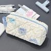 Charming Bow Pencil & Makeup Bag: Large Capacity Storage for Girl Students