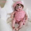 Brand New Realistic 49cm Full Body Vinyl Reborn Doll Meadow Handcrafted 3D Painted Skin Vein Blood Visiable Emulation Doll for Girl Birthday Xmas Gift
