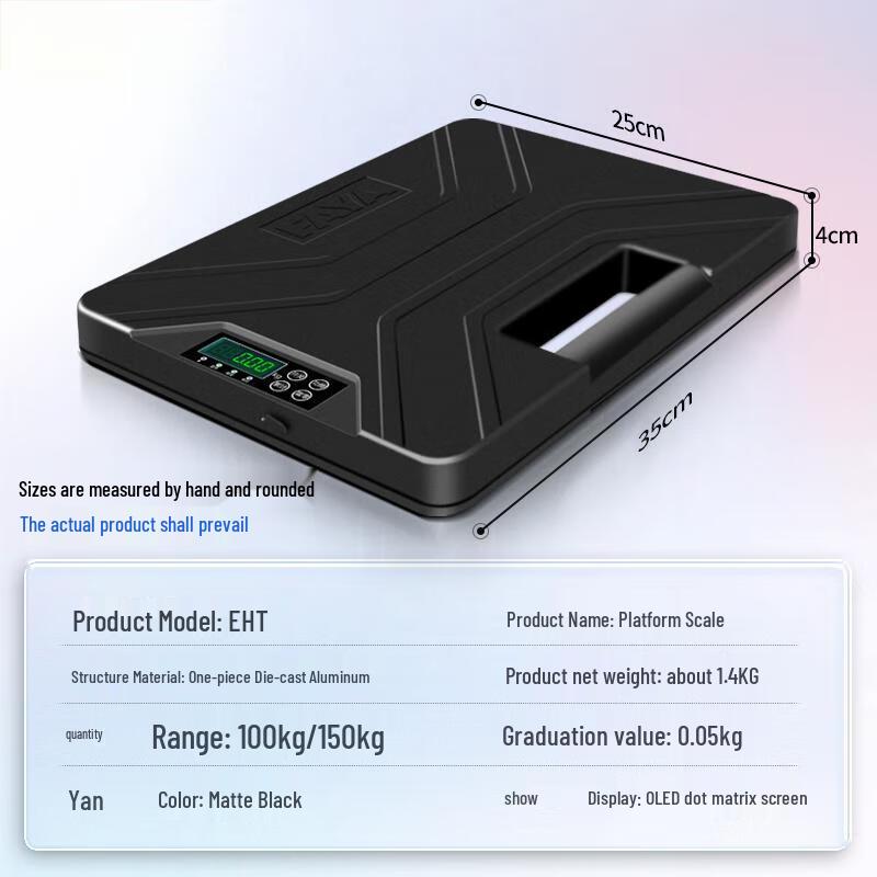 Bluetooth LED Digital Scale (100KG)
