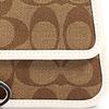 Coach Оригиналы 17 Без бретелек Монограмма Холст Маджонг Ручная сумка-тоут Маленькая женская сумка-тоут Коричневый Бежевый C2299-IMDJ8