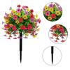 Eucalyptus Mixed Color Floral Ground Insert for Home and Garden Decor