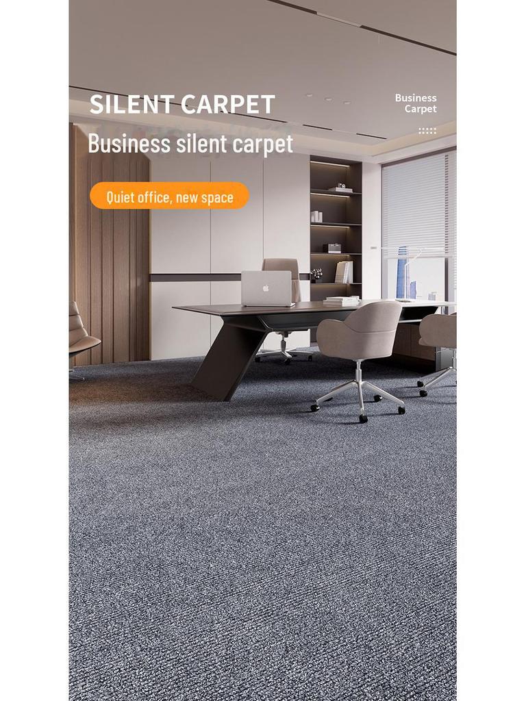 Серый грязеотталкивающий звукоизолирующий ковер для гостиной, офиса или спальни