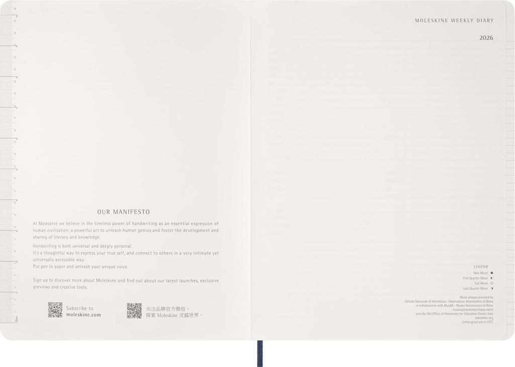 Moleskine 2025 Planner, July Start, 12-Month Spiral Academic Diary, Large Size (13cm W X 21cm H), Kiwi, DHSPK5212AMWH3Y26